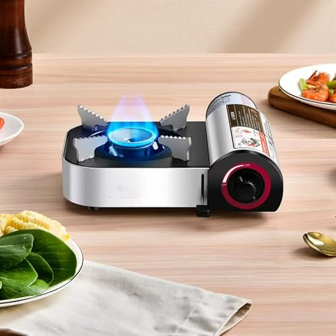 موقد غاز محمول خفيف الوزن وصغير الحجم