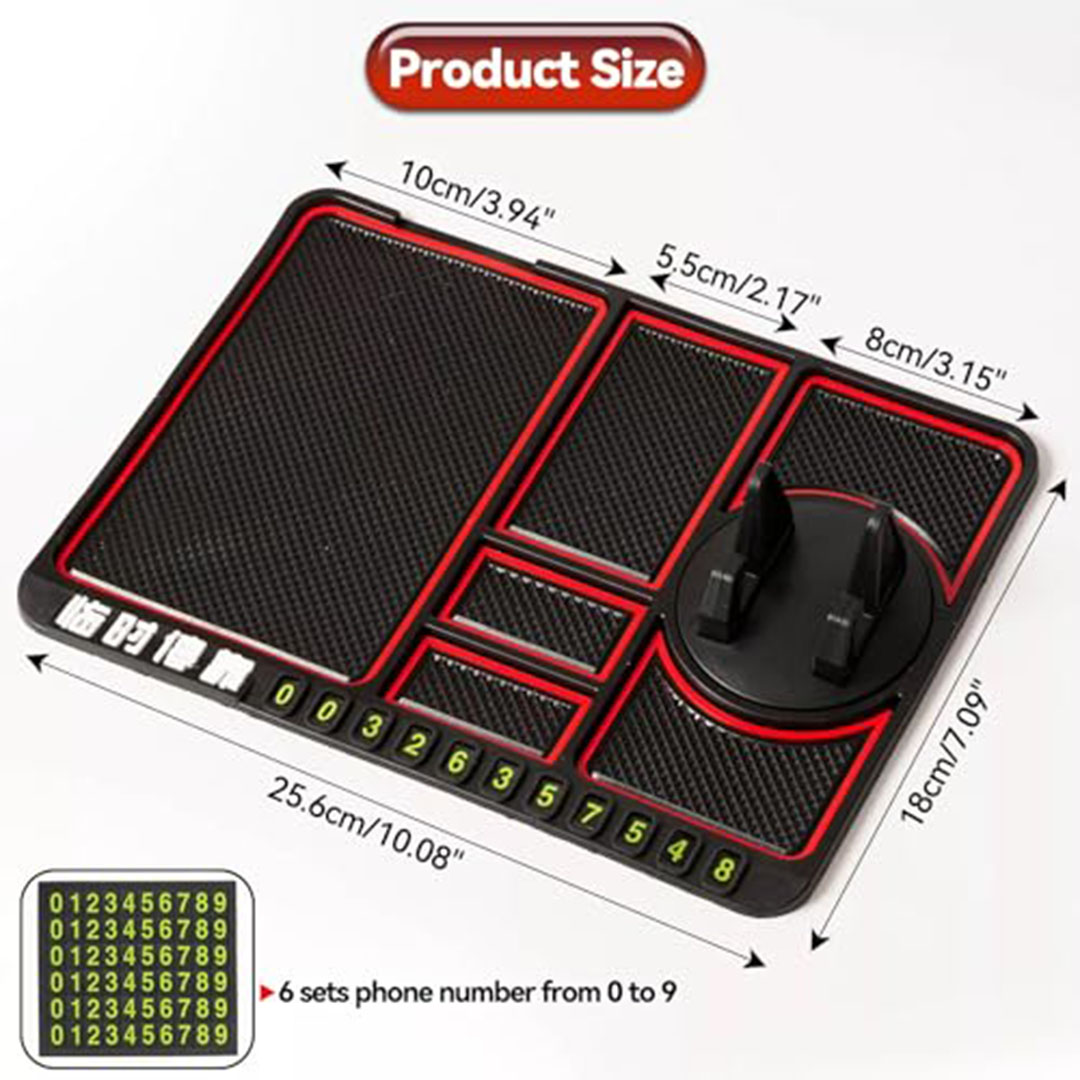 سجادة تابلوه السيارة 6*1 - أسود