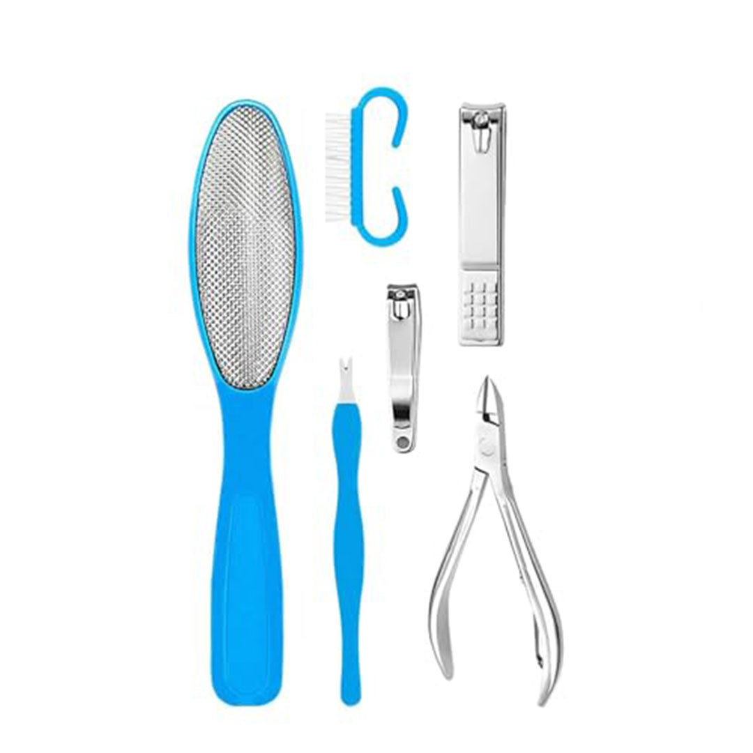 مجموعة باديكير متكاملة 6*1 - أزرق