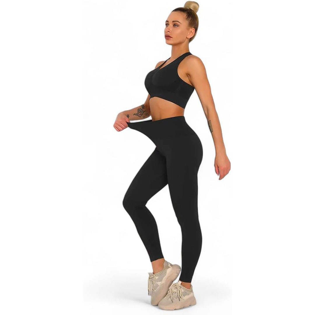 طقم تمرين للنساء - 2 قطعة