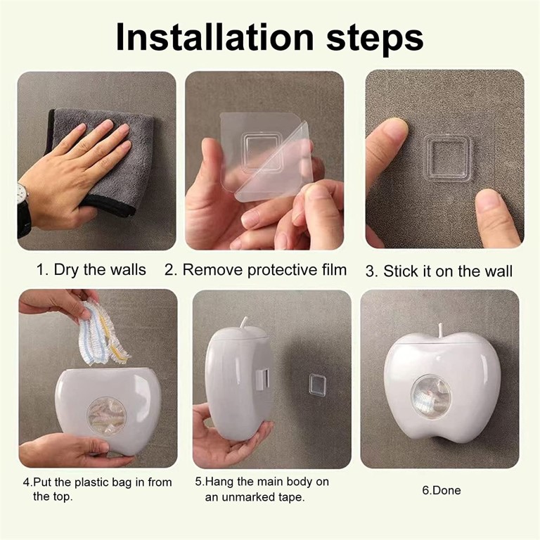 ديسبنسر بلاستيك للأكياس - 10 أكياس