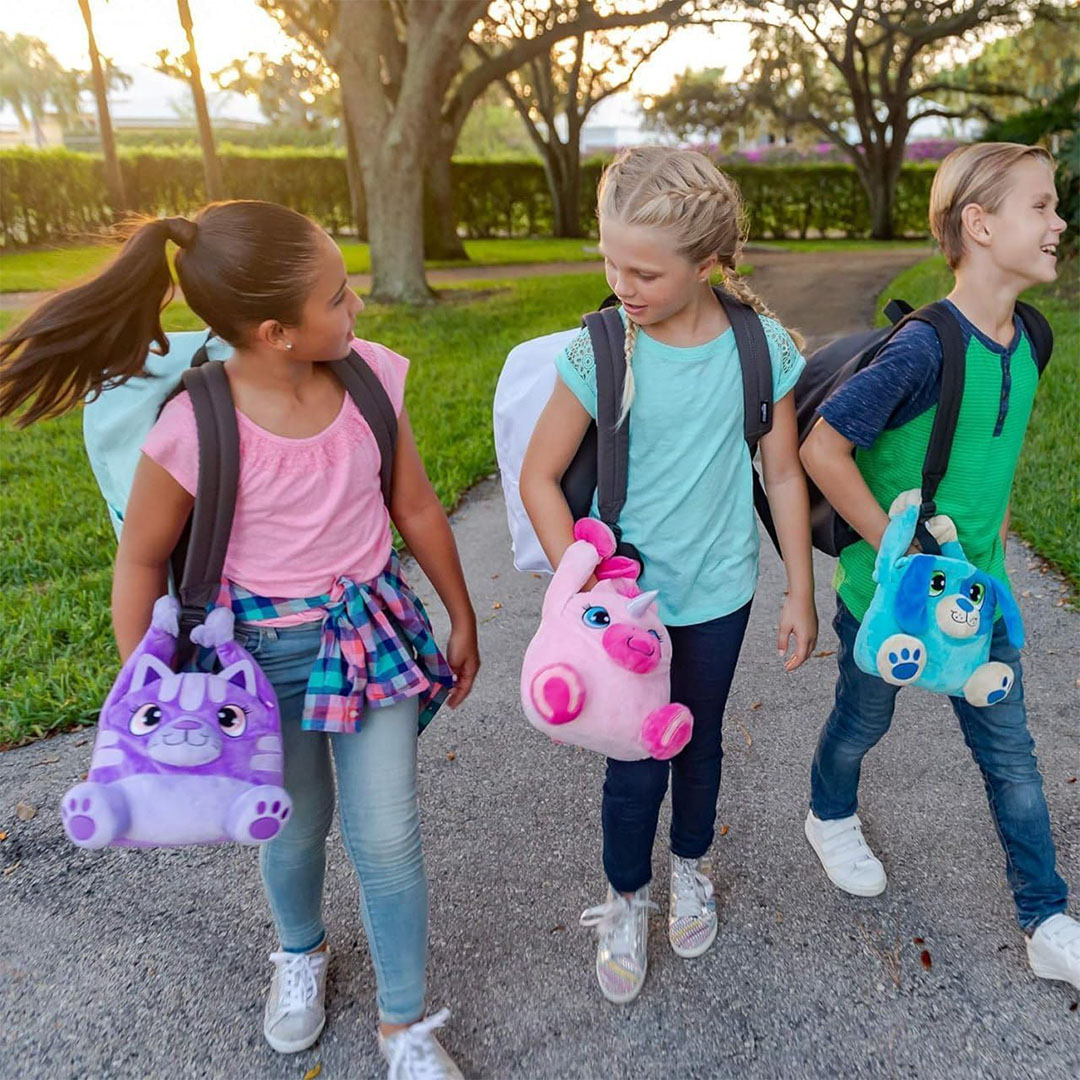 حقيبة لانش بوكس مبطنة للأطفال - موف