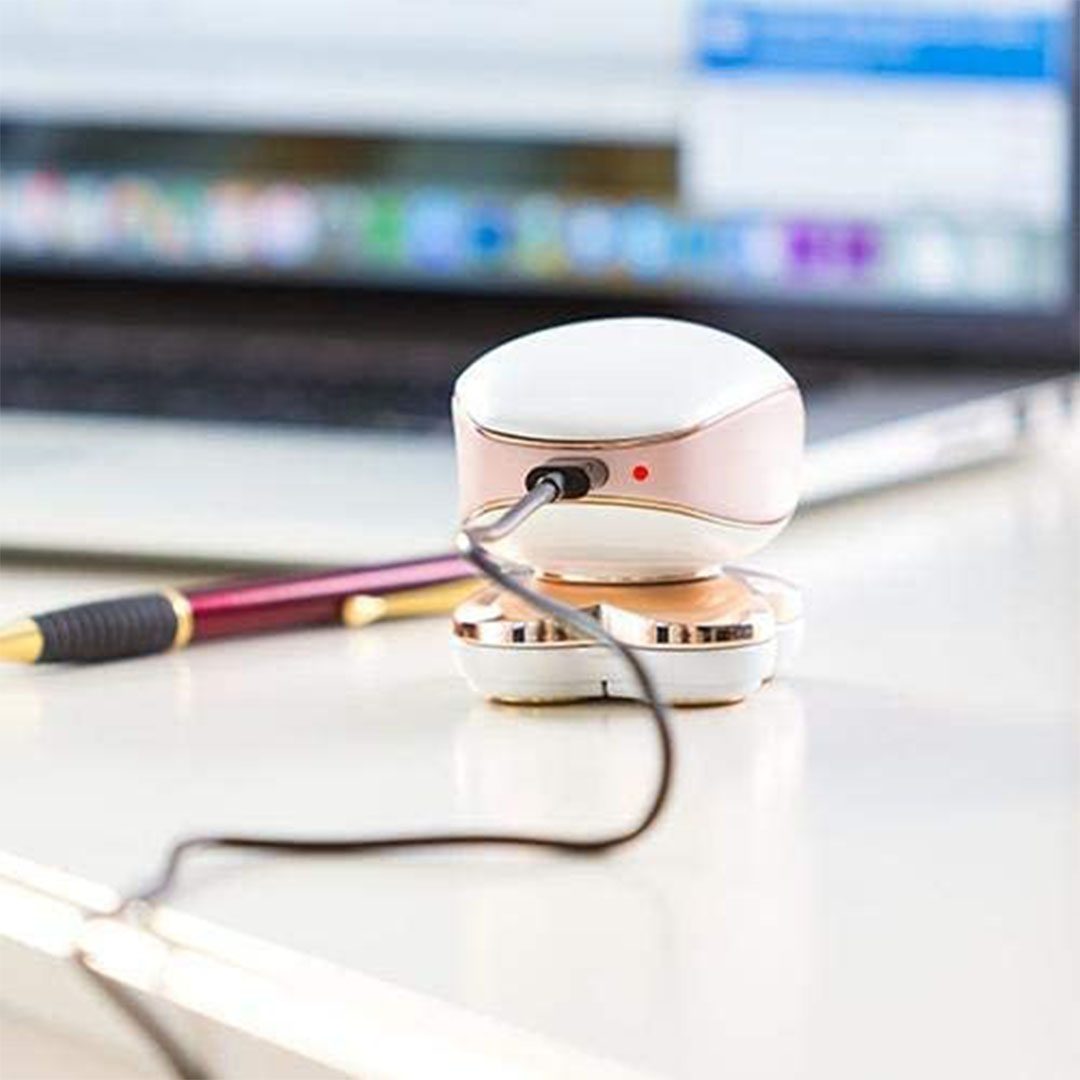 ماكينة ازالة شعر الجسم الكهربائية فلوليس للنساء قابلة للشحن USB