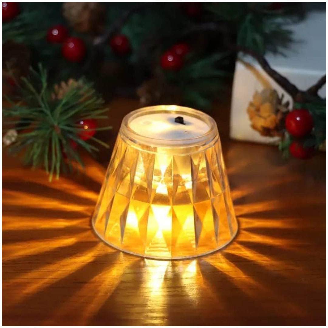 أباجوره ليد صغيرة تعمل بالبطاريه - 4 قطع