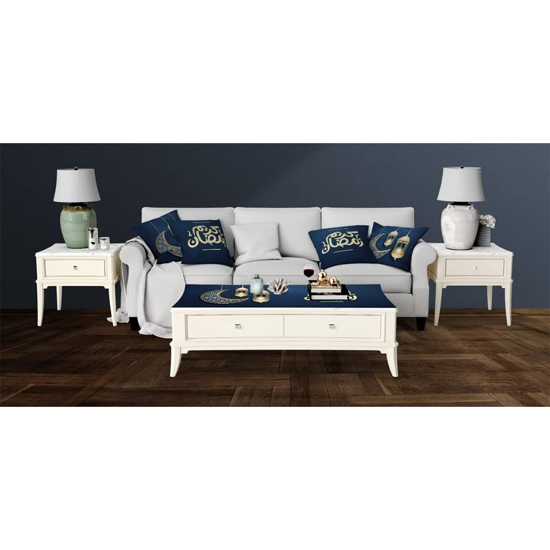 طقم كوشن ورانر رمضاني بتصاميم عربية