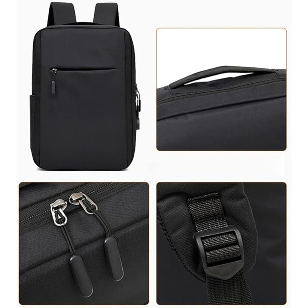 شنطة ظهر لابتوب عملية مضادة للماء - 15.6 انش - اسود