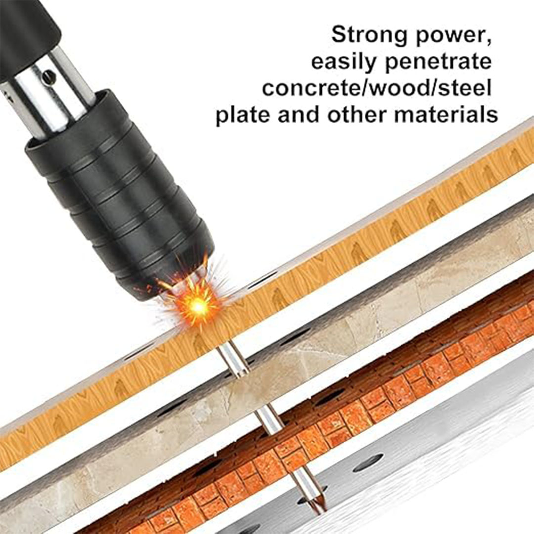 أداة تثبيت المسامير المعدنية + 10 مسامير