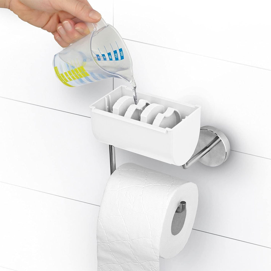 حامل ورق تواليت مع خاصية الترطيب الذكي