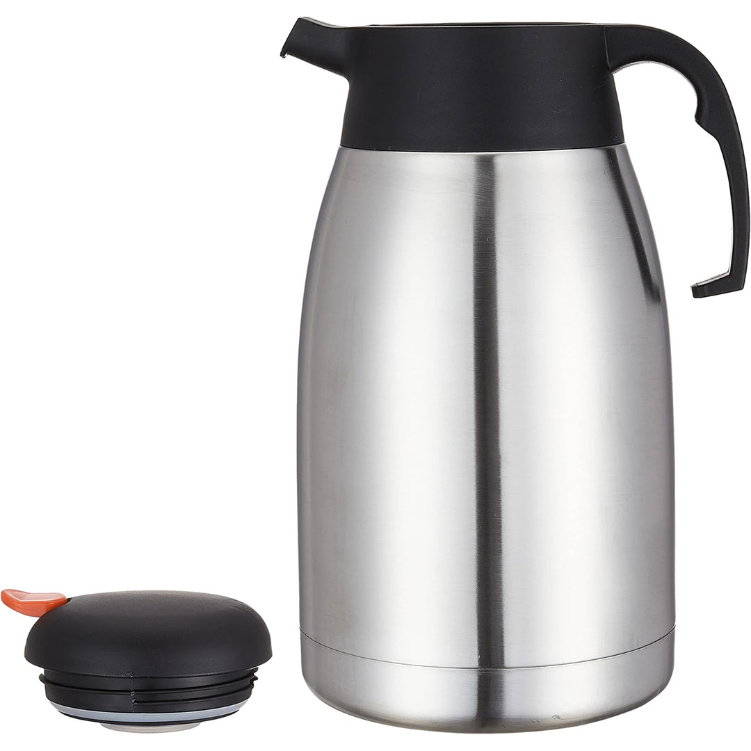 ترمس حافظ للحرارة - 1.2 لتر - استانلس×أسود