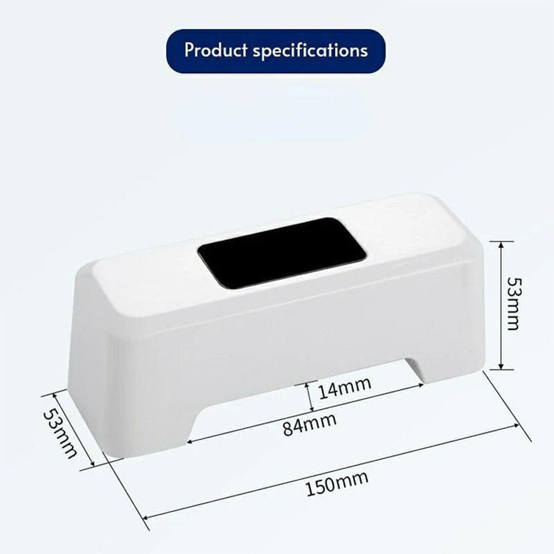 جهاز ضغط السيفون بدون لمس - أبيض