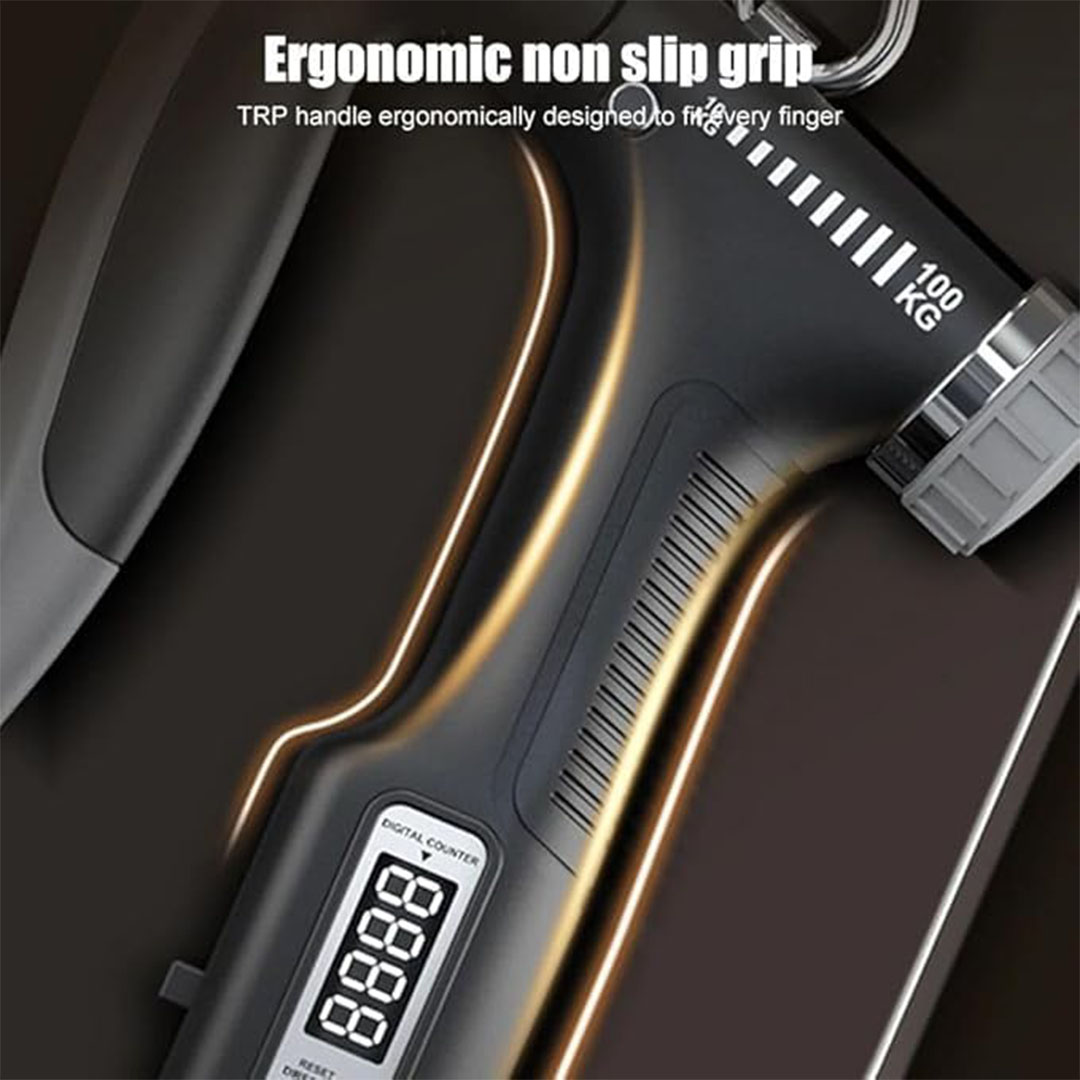 مقوي قبضة اليد مع عداد رقمي - من 10 : 100 جرام