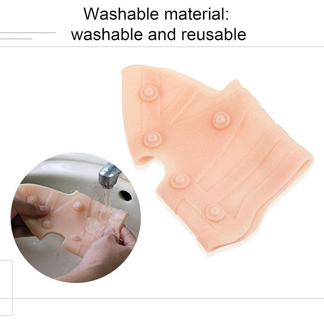 دعامة ركبة مغناطيسية من السيليكون - بيج