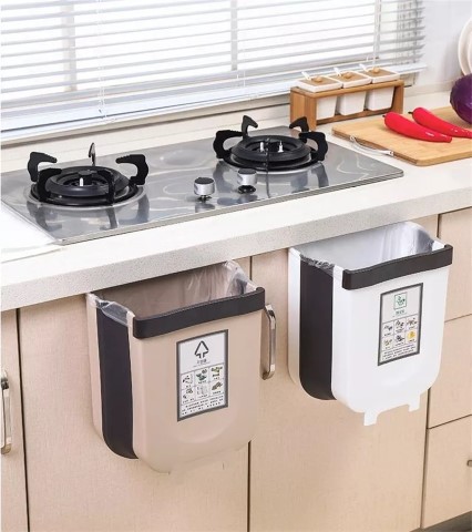 باسكت مطبخ معلق قابل للطي