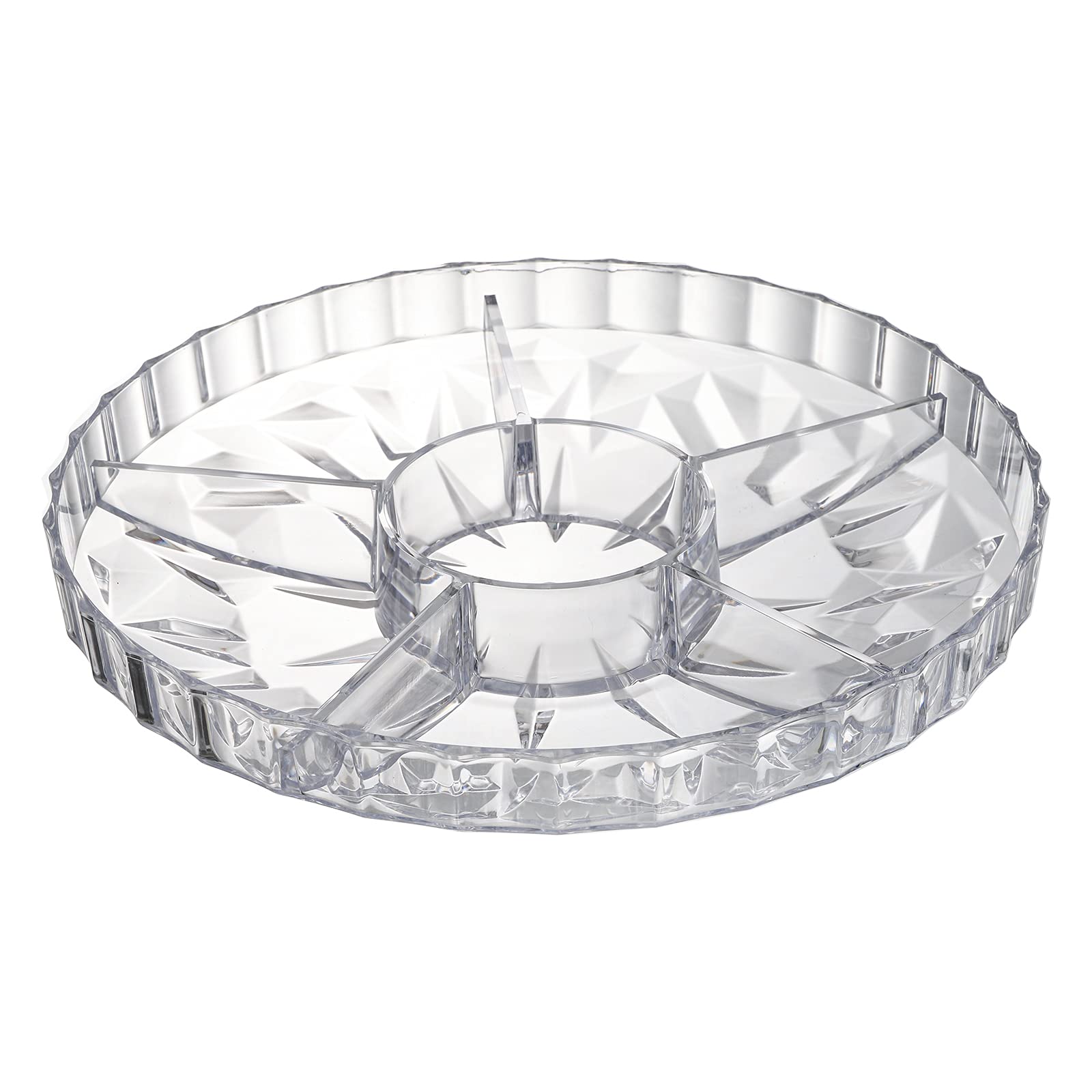 طبق تسالى بلاستيك شفاف