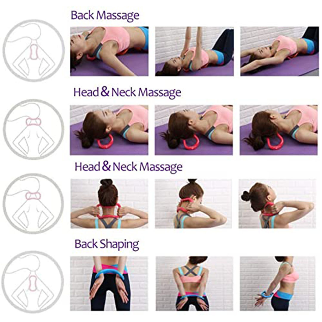 حلقة يوجا وبيلاتيس - لون وردي