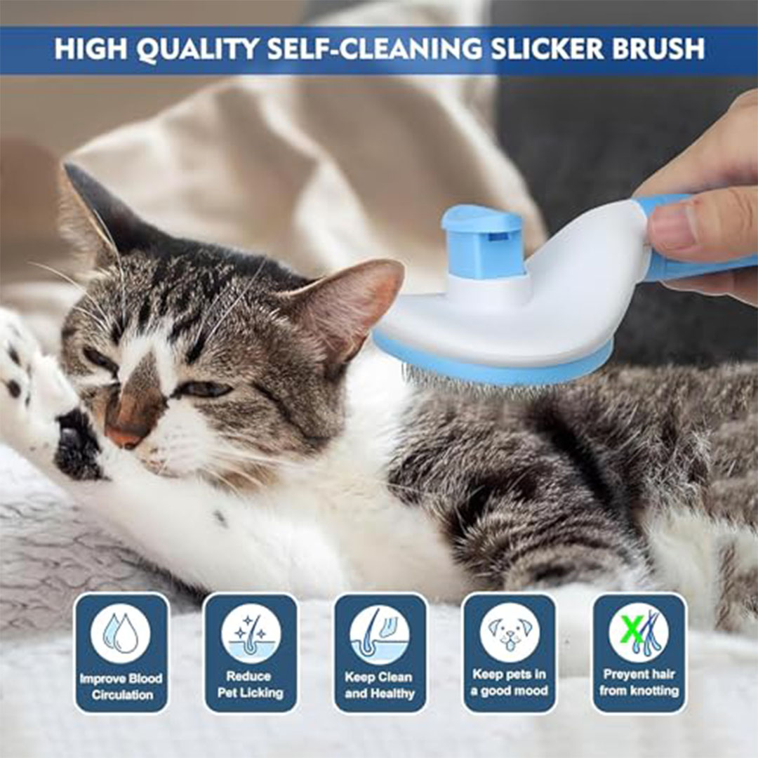 فرشاة تمشيط الحيوانات الأليفة