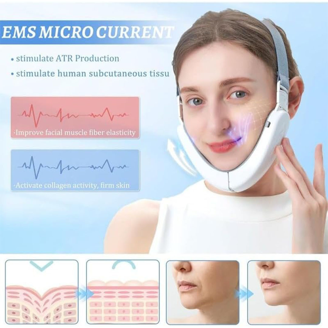 جهاز تشكيل وشد الوجه V الذكي لتصغير الذقن المزدوجة