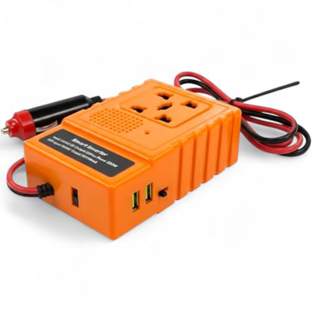محول طاقة ذكي للسيارة - 350 وات - 220 فولت - 3.1 أمبير