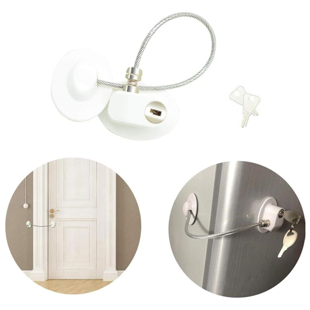 قفل أمان للأطفال بمفاتيح بلاصق قوي للأبواب