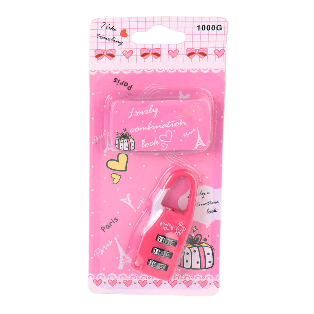 قفل رقمي صغير بـ 3 أرقام - 2 قطعة